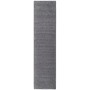 Grauer Langflor Teppichläufer (80x240cm) von Snapstyle, geeignet für Fußbodenheizung.