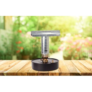 Vitavia Vit Fire Paraffinheizung für Gewächshäuser bis 4m², verzinkt und pulverbeschichtet.