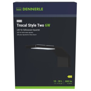 Dennerle Trocal Style Two 6W LED für Süßwasser-Aquarien im Karton.