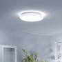 Weiße LED-Deckenleuchte Jupiter, Ø 44 cm, mit Sternenhimmel-Effekt an der Decke.
