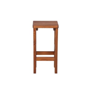 Brauner Fun Star Barhocker Tessin aus Kiefernholz, 76 cm hoch.