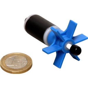 JBL CP e1500 Rotor-Set für Aquarium-Ersatzteile, mit blauem Rotor und schwarzer Spitze.