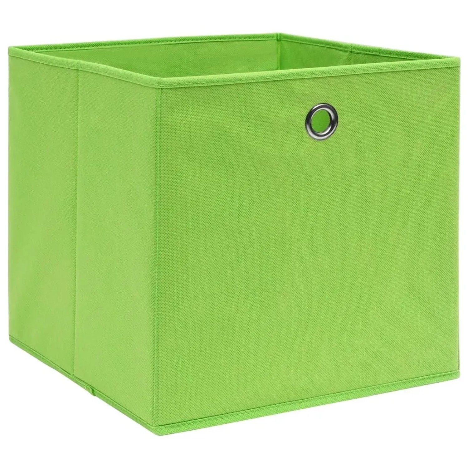 vidaXL Aufbewahrungsboxen 10 Stk Vliesstoff 28x28x28 cm Grün 325229