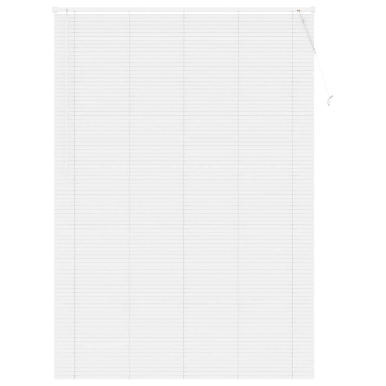 vidaXL Venetianer Jalousie Weiß 213 x 160 cm PVC 42003731