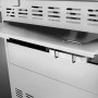 Detailaufnahme: Taino Platinum Yamara 4+2 Gasgrill mit Seitenablage und Auffangbehälter.