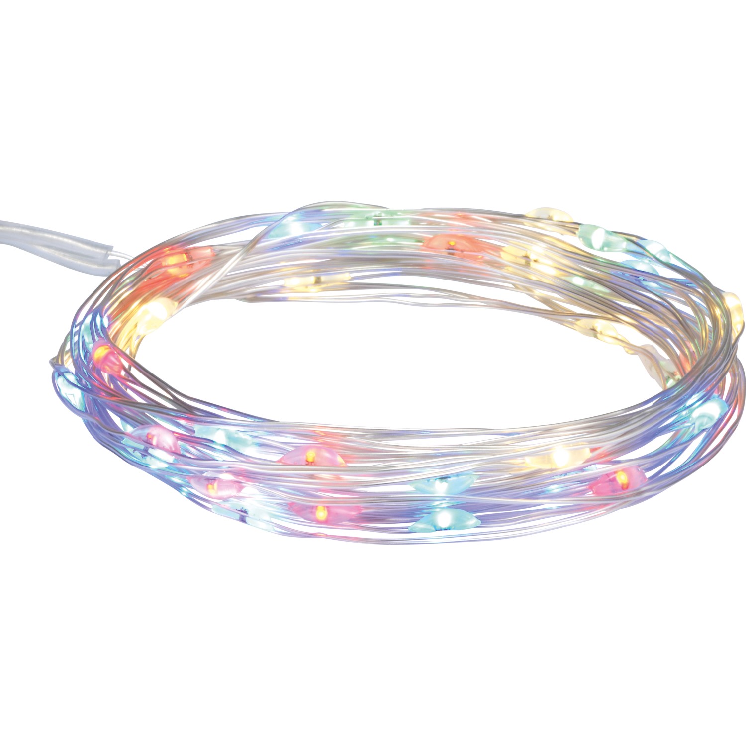 LED-Drahtlichterkette 40 LEDs Multi-Color 4 m