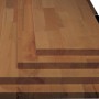 Leimholz Akazie, 80x20x1,8 cm, FSC®-zertifiziert, für Regalböden und Möbelbau.
