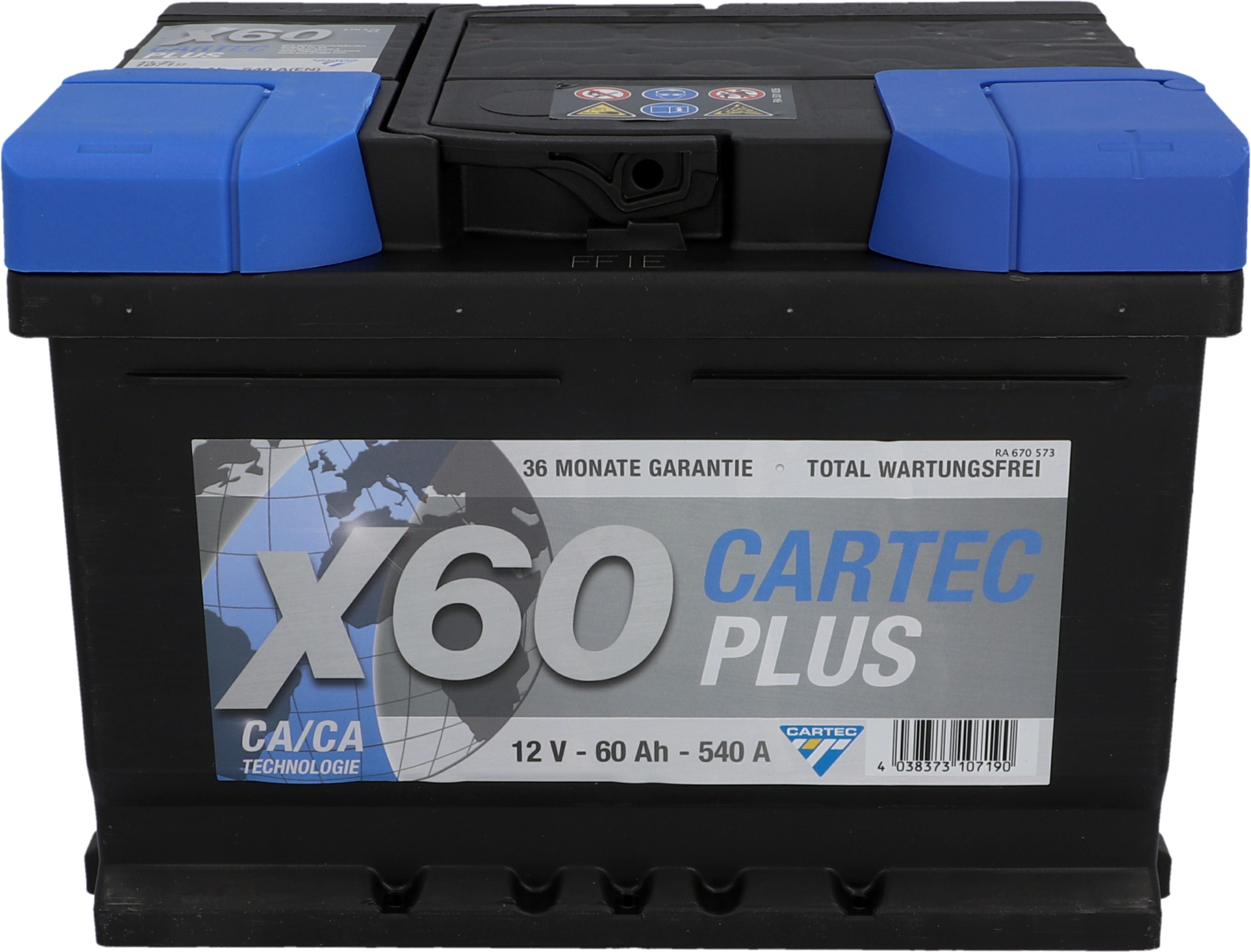 Cartec Starterbatterie Plus 60 Ah/540 A kaufen bei OBI