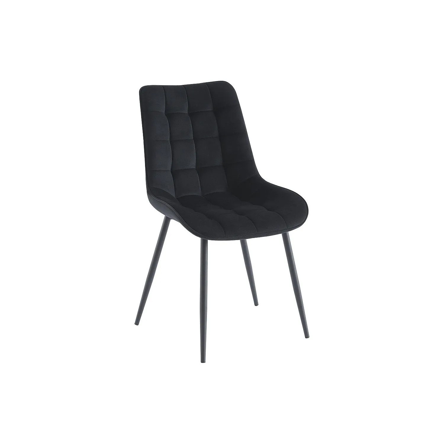 Vente-unique Essgruppe Evaela Schwarz  Weiß 200 cm_4