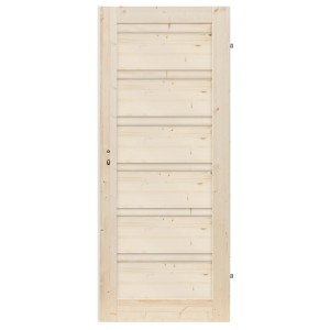 Radex Zimmertür ISEO Massivholz Fichte 985 cm x 198,5 cm DIN R