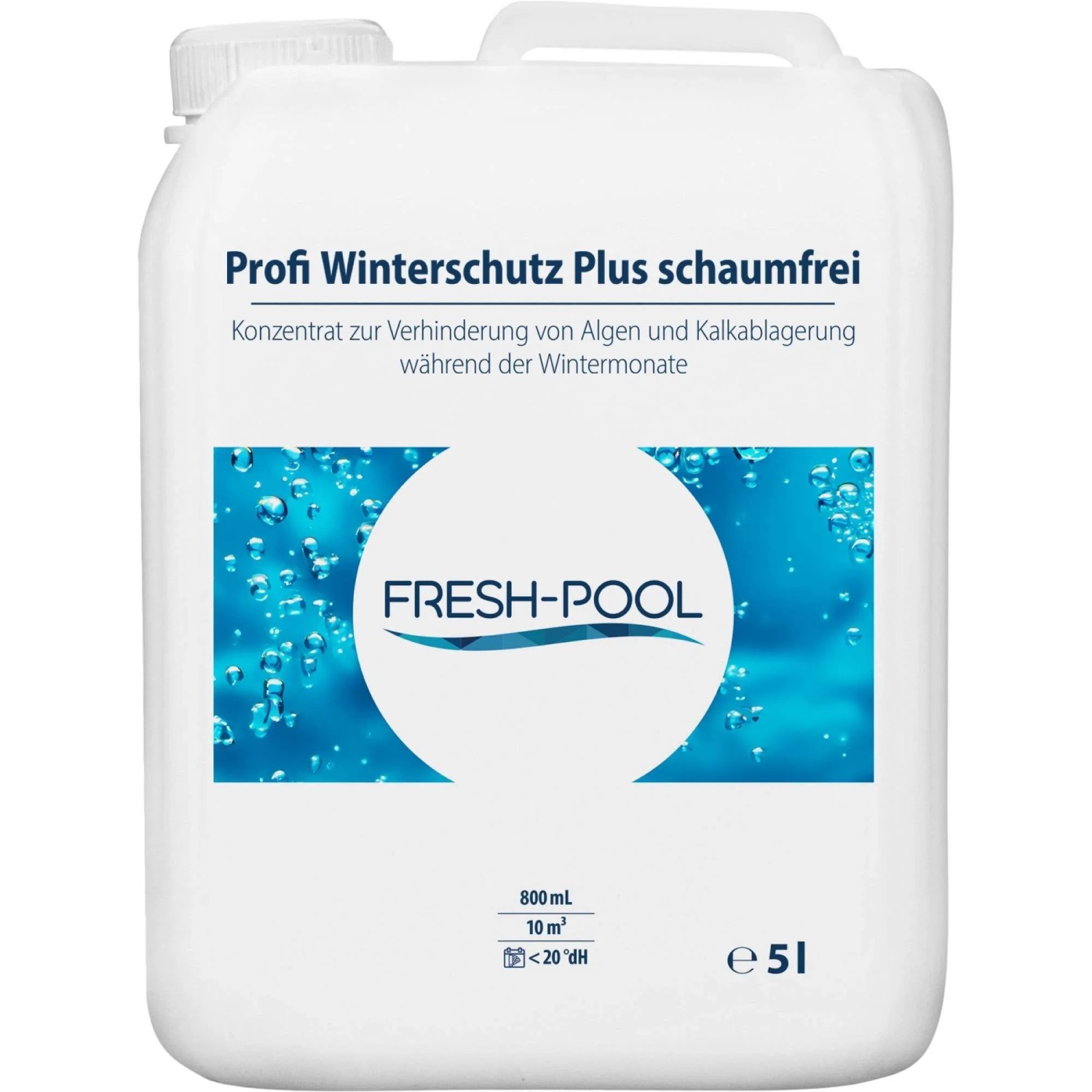 Fresh-Pool Profi Winterschutz Plus 5 Liter Wintermittel Schaumfrei für Pool Überwinterung