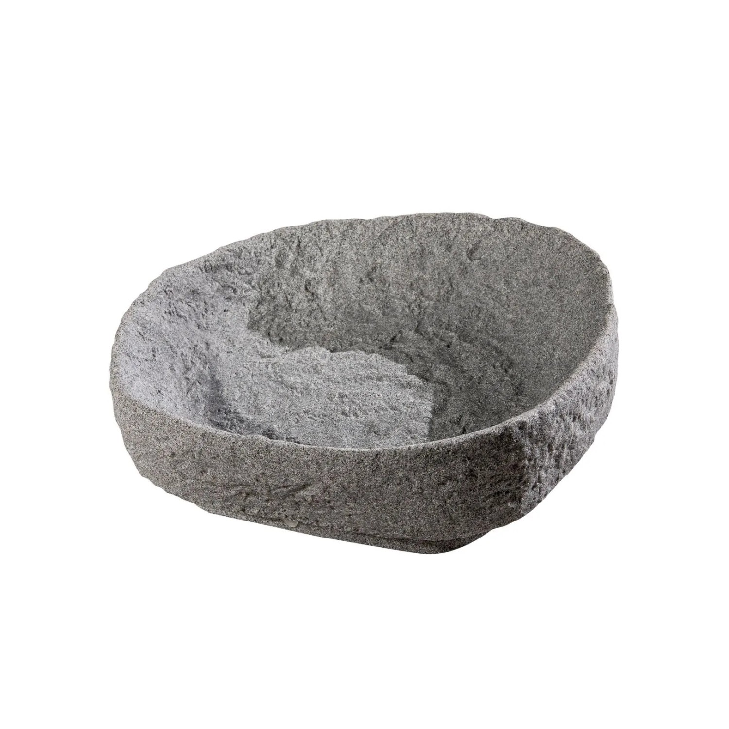 GreenLife Pflanzschale für den Dekor Regenspeicher Hinkelstein in Granitgrau