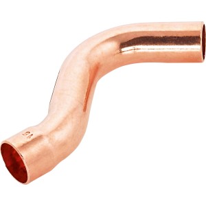 Kupfer Löt-Überbogen, Ø 15mm, Fitting für Kupferrohre, zur dauerhaften Verbindung durch Löten.