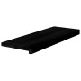 vidaXL Treppenstufen 2 Stk Dunkelbraun 70x25x2 cm Massivholz Eiche 3283796
