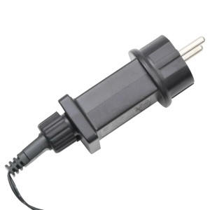 Netzteil für vidaXL LED-Weihnachtsbaum Kegelform, Detailaufnahme.