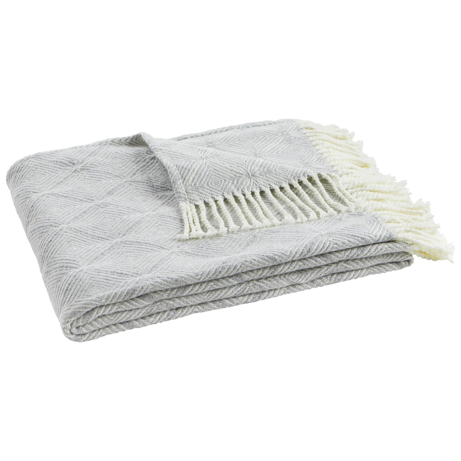 Modern Living Decke Samira in Grau/Natur ca. 130x170cm