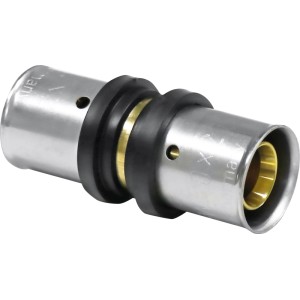 PIPETEC Press-Kupplung Messing 20 x 2 mm