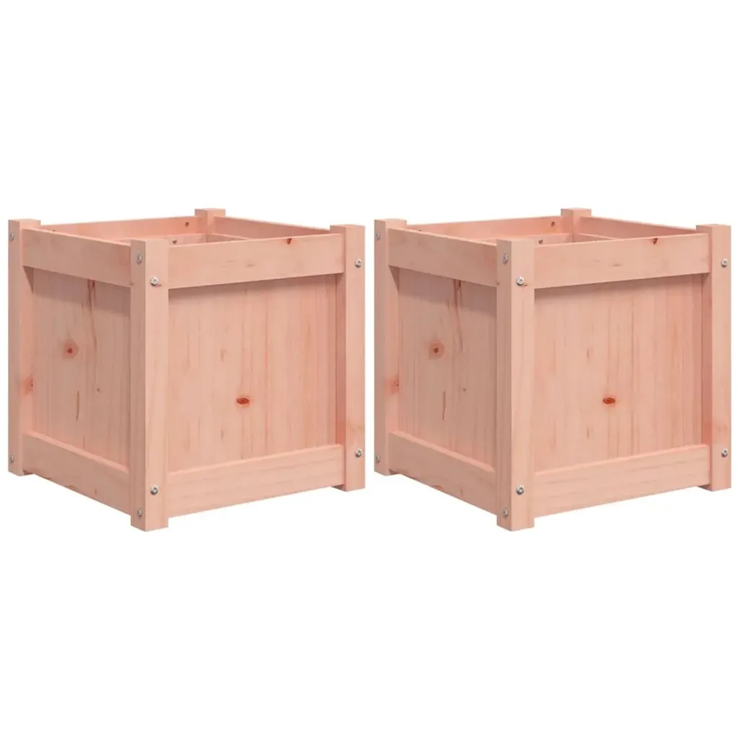 vidaXL Pflanzkübel 2 Stk Massivholz Douglasie 837411