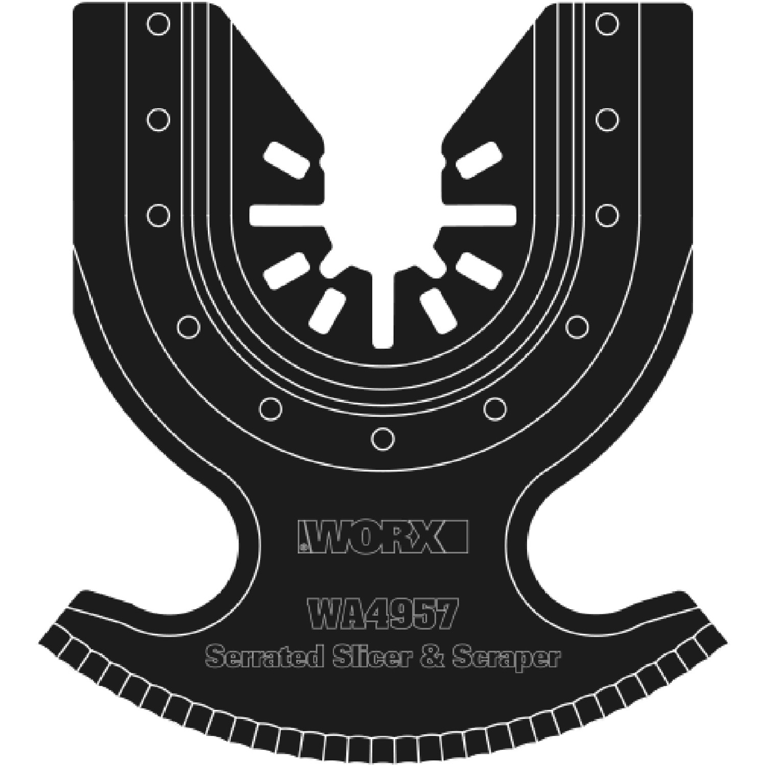 Worx Hobelspachtel für Sonicrafter WA4957