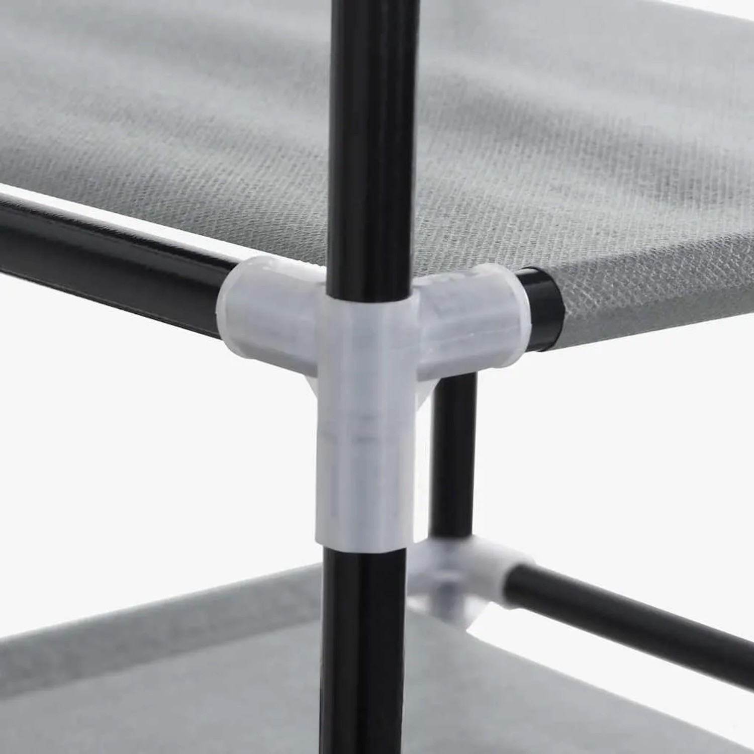 vidaXL Schuhschrank Grau 60,5x30x97 cm Vliesstoff 4100621_11