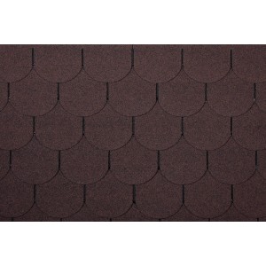 Bitumen-Biberschindel Braun 2 m²/ Paket