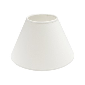 Weißer Lampenschirm Chintz, 20 cm, für Tischleuchten und Stehlampen.