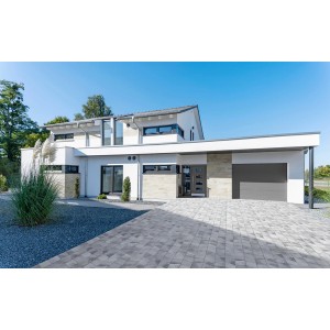 EHL Pflaster Plativo 33,5 cm x 20 cm x 8 cm Weiß-Anthrazit