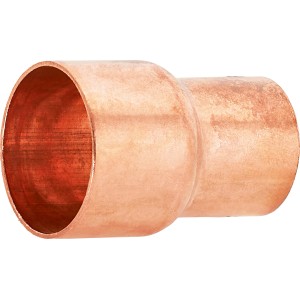 Löt-Reduziermuffe aus Kupfer, 28 mm x 22 mm, für die Installation von Kupferrohren.
