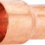 Löt-Reduziermuffe aus Kupfer, 28 mm x 22 mm, für die Installation von Kupferrohren.