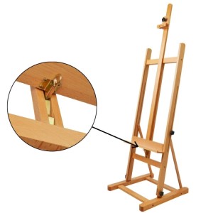 Artina Siena Staffelei aus Buchenholz, höhenverstellbar für Leinwände bis 125cm.