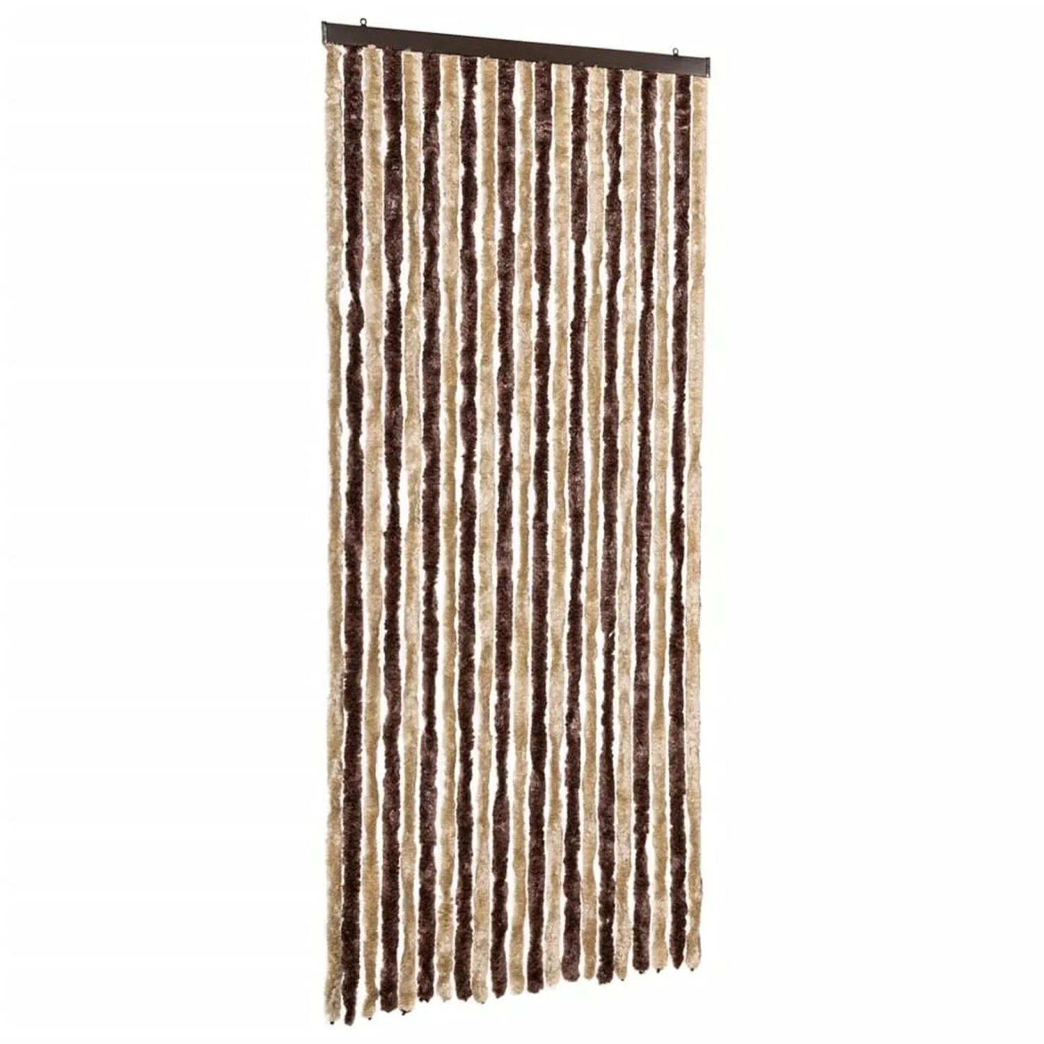 vidaXL Insektenschutz-Vorhang Beige und Hellbraun 90x220 cm Chenille 240571