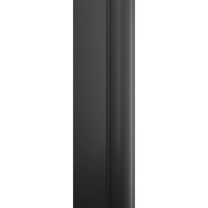 Schulte Drehtür Eckdusche Seitenwand Alexa Style 2.0 Mattschwarz 192 cm x 80 cm