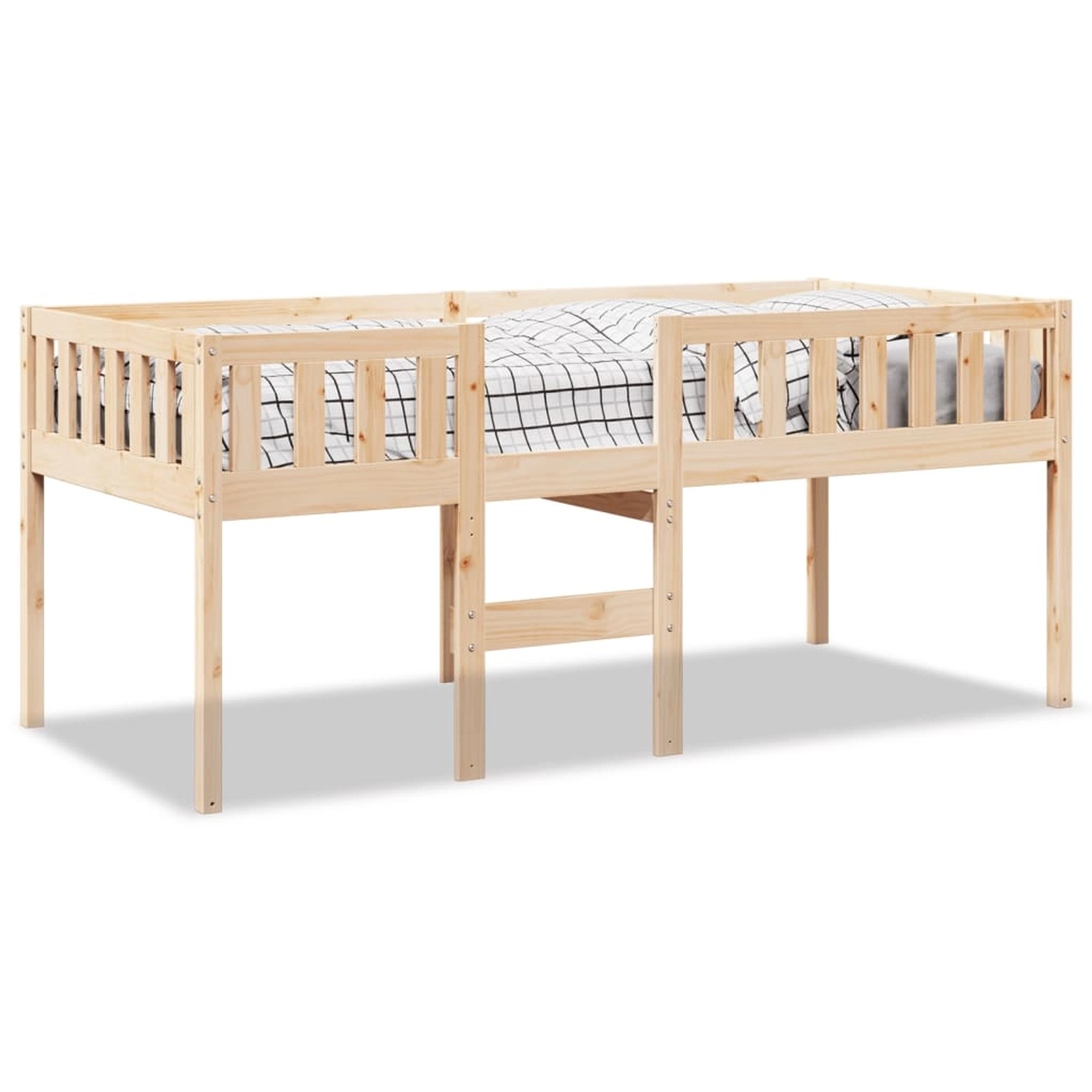 vidaXL Kinderbett ohne Matratze 75x190 cm Massivholz Kiefer 855021 günstig online kaufen