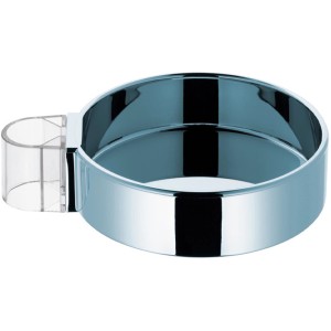 Hansgrohe Seifenschale Cassetta'C Chrom, abnehmbare Duschablage für Brausestange.