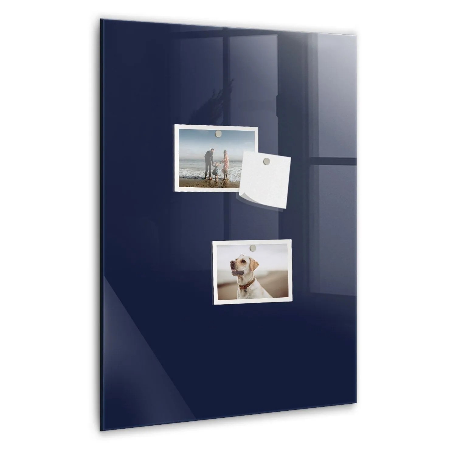 Tulup Magnetische Glastafel Farbe Dunkelmarineblau 40x60 cm Magnettafel Mit günstig online kaufen