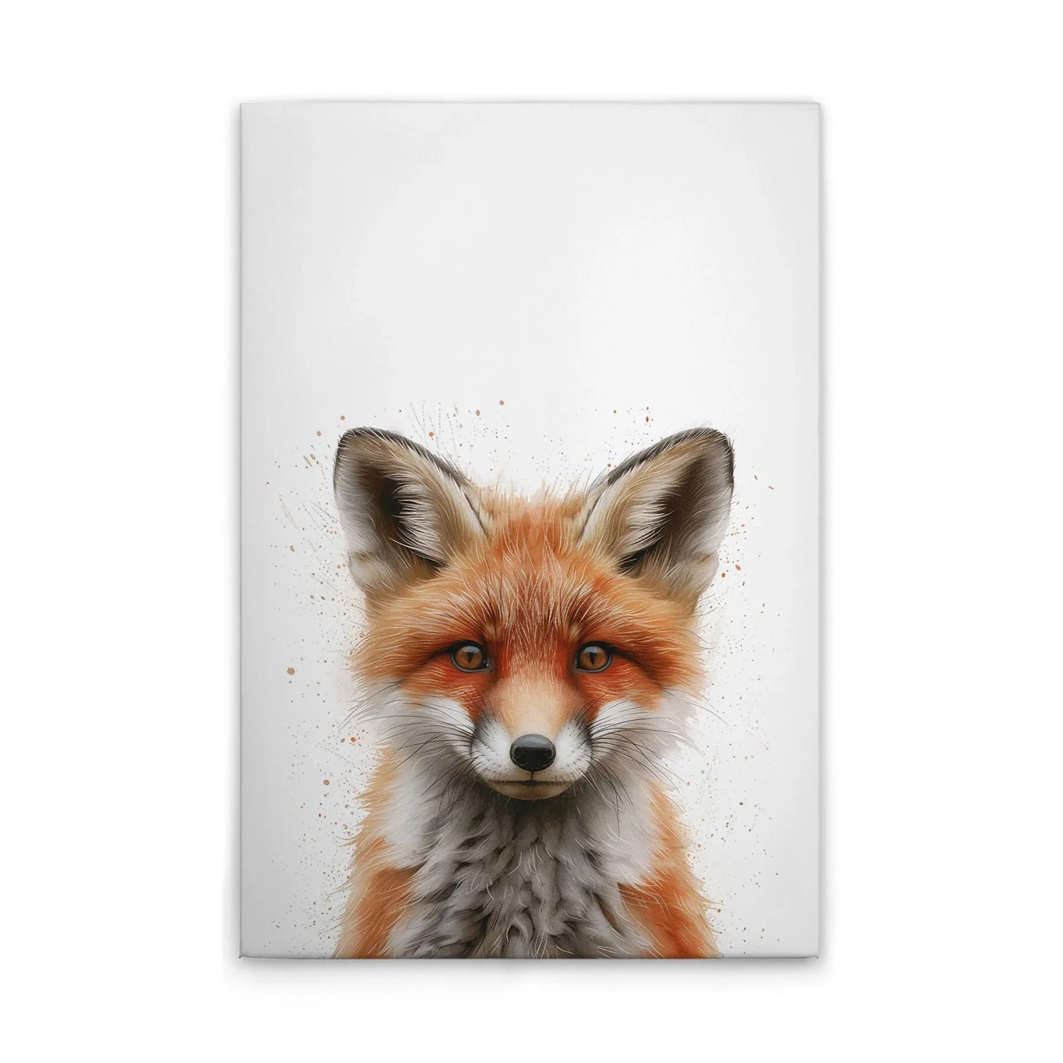 Tadessi Leinwandbild - M1-No.51884 - Baby Fuchs - 60 x 90 cm - Querformat