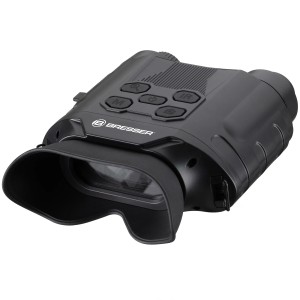 Schwarzes Bresser Digital Explorer 130 Nachtsichtgerät für Kameraüberwachung mit Tasten.