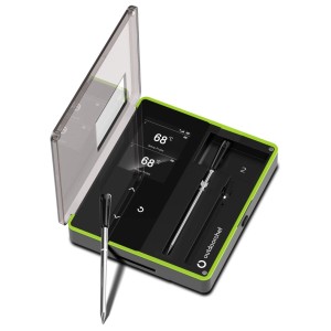 Outdoorchef Easy Check Grillthermometer Dual mit zwei Fühlern und Ladestation.