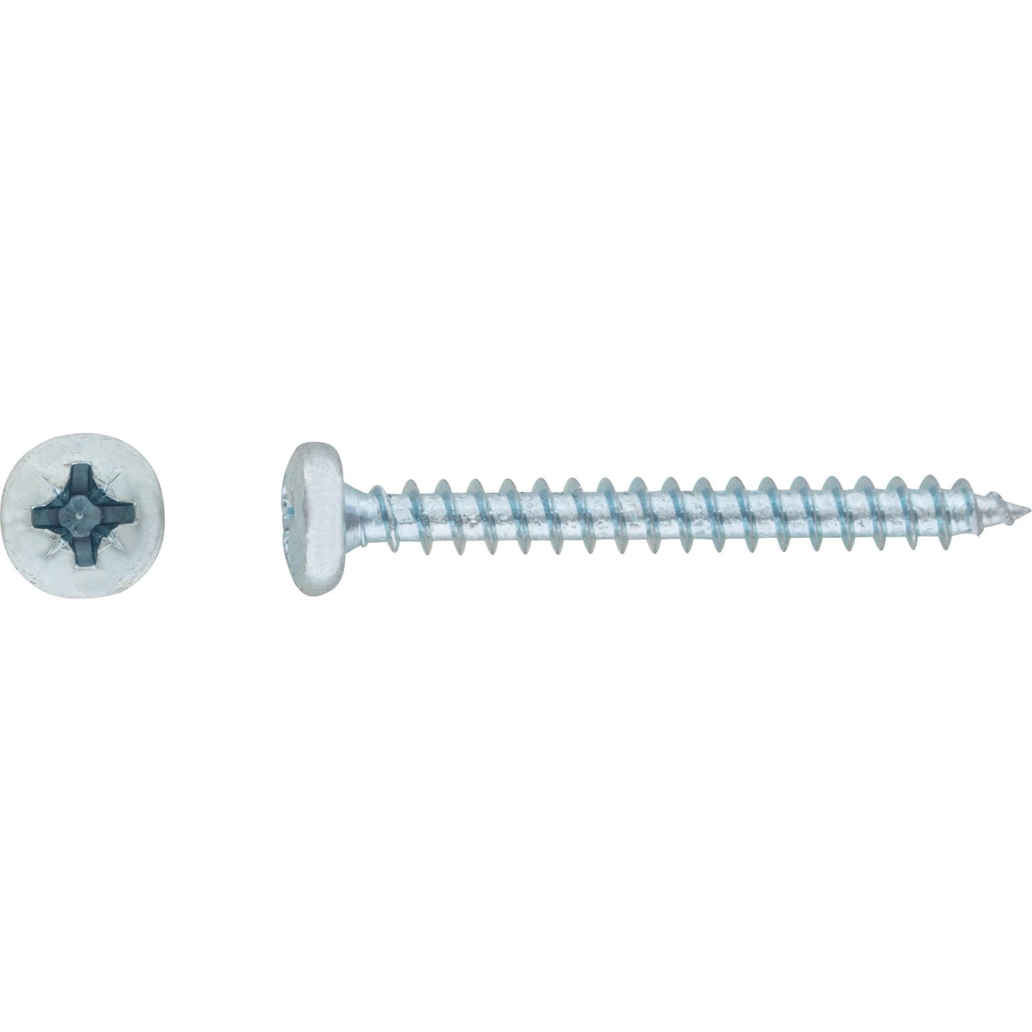 Halbrundkopf Spanplattenschraube PZ-Antrieb Ø 4 mm x 16 mm 50 Stück