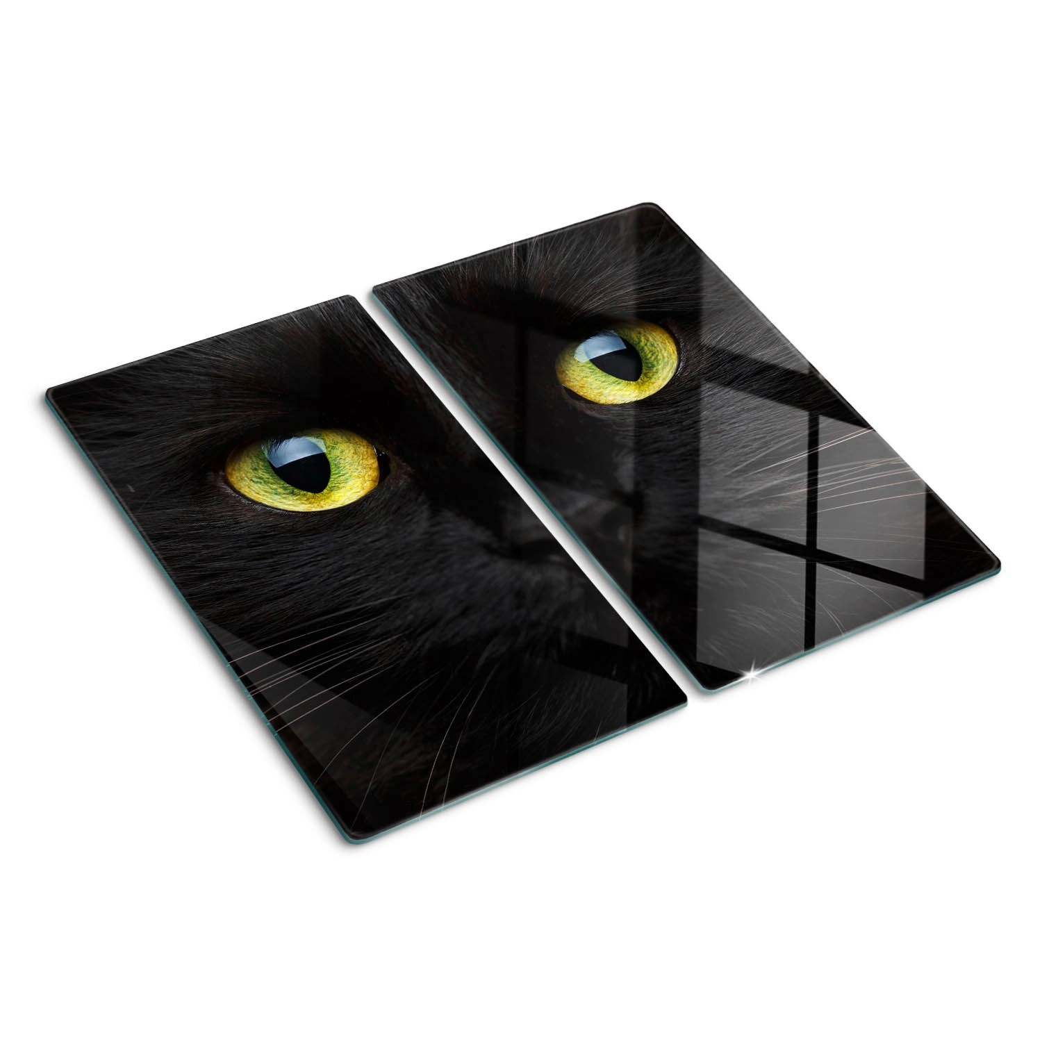 Tulup Herdabdeckplatte SET aus 2 Stück 30x52 cm Schneidebrett Glas Schutzpl günstig online kaufen