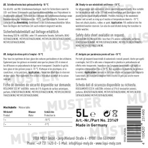 LiquiMoly Scheibenfrostschutz -18 °C Gebrauchsfertig 5 l