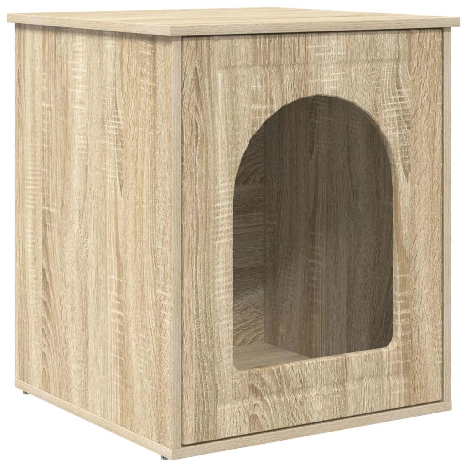 vidaXL Katzenhaus Sonoma 53 x 52 x 62 cm Holzwerkstoff 8000709