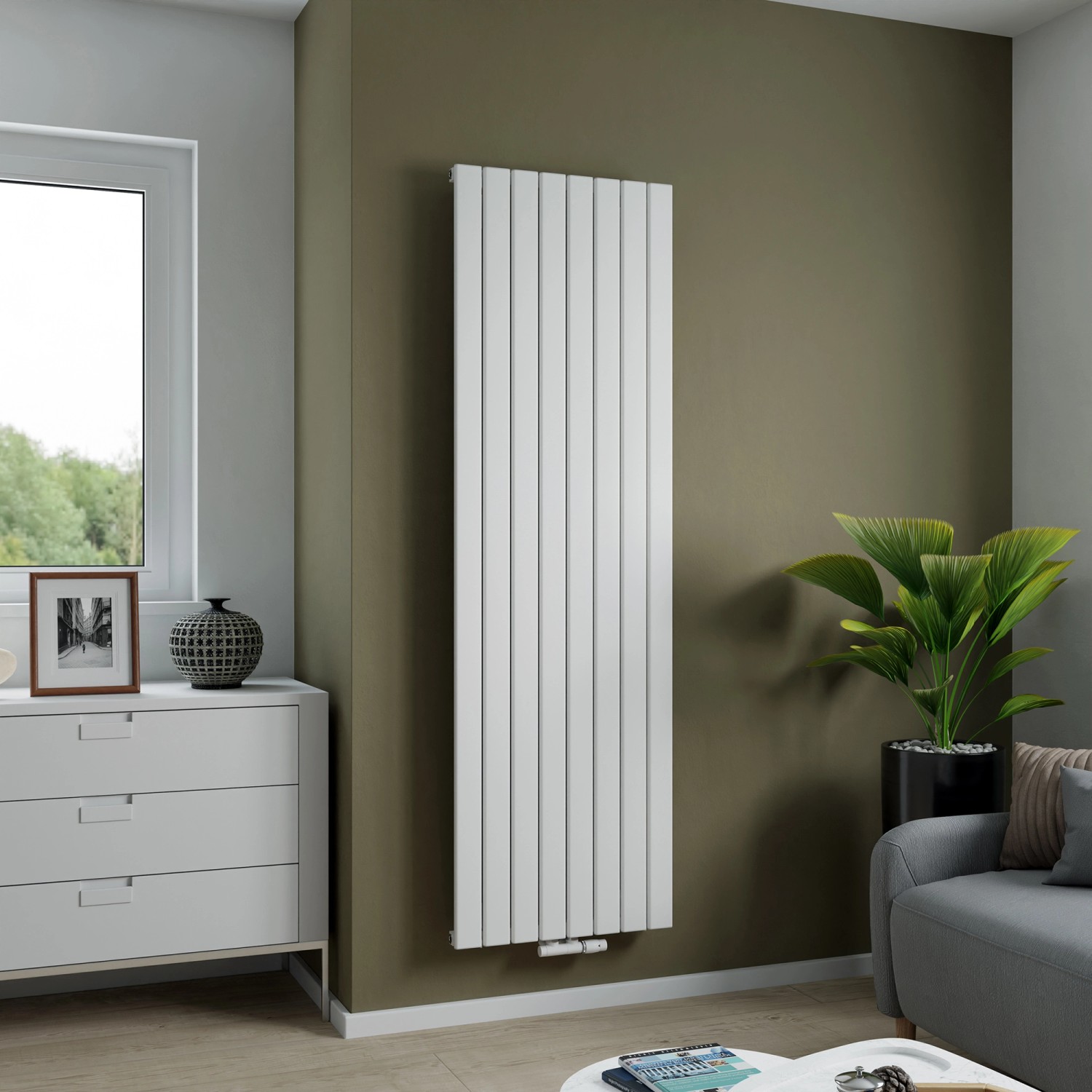 Ximax Aluminium-Heizkörper Levis Mittenanschluss 180 cm x 55,5 cm Weiß 1.09 günstig online kaufen