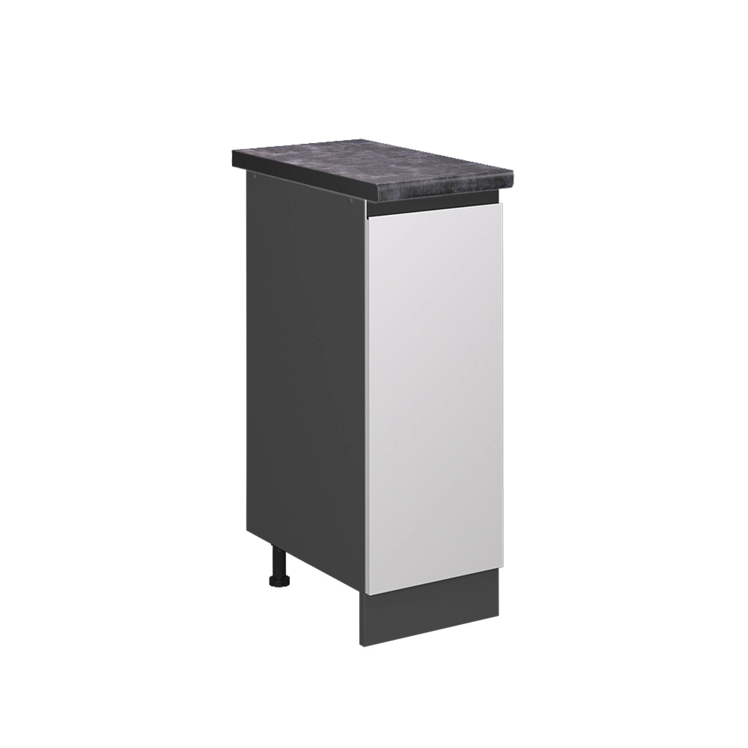Vicco Apothekerschrank R-Line Medizinschrank für die Küche Weiß/Anthrazit 30 cm AP Anthrazit