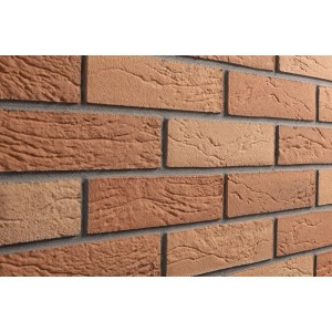 Elabrick Verblender Malaga, braun-rote Steinoptik für Innen- & Außenbereich, 240x71 mm.