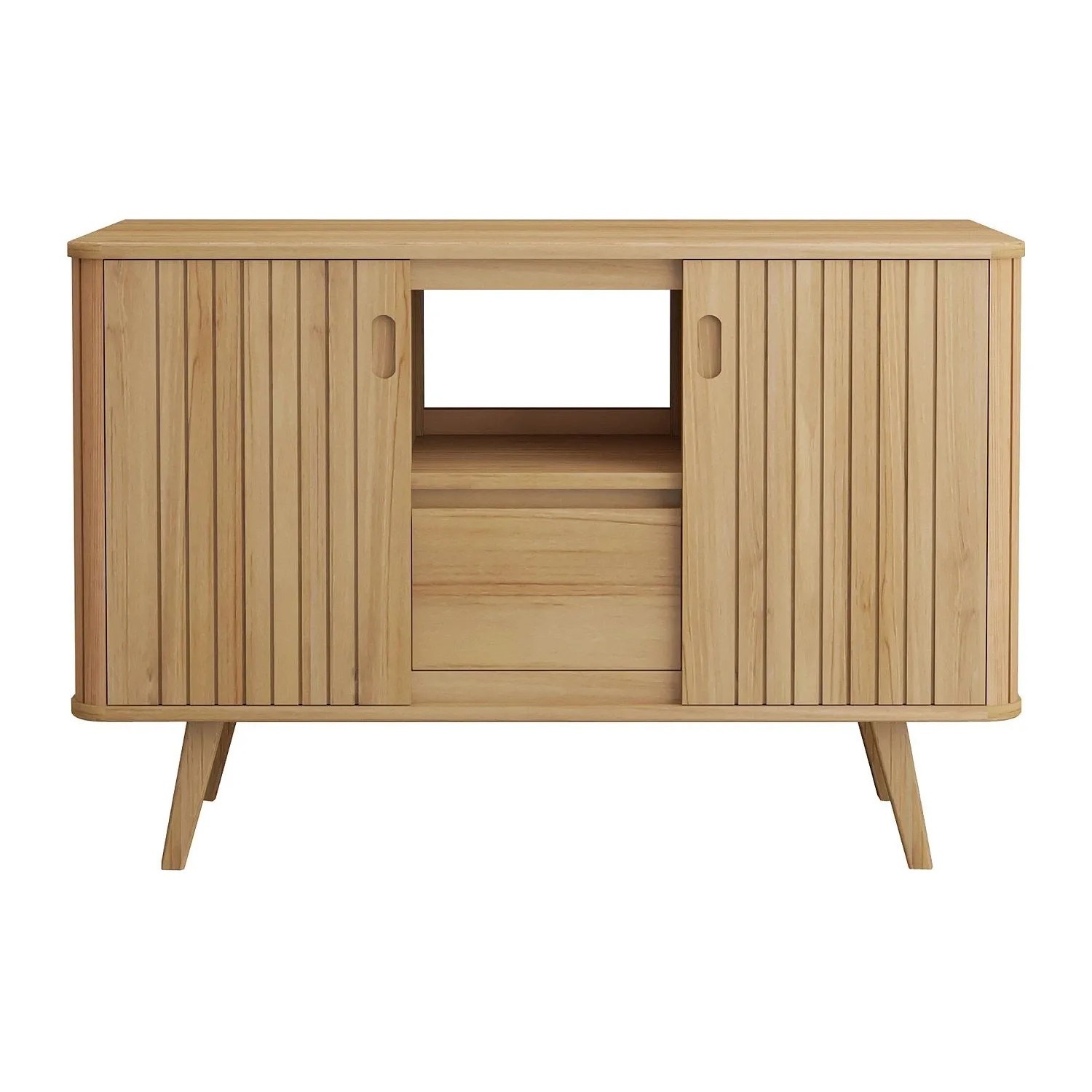 Vente-unique Waschbeckenunterschrank Wamena Naturfarben Hell 120 cm