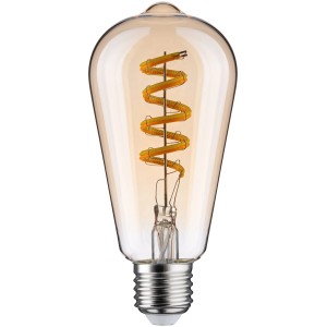 Paulmann E27 LED Leuchtmittel ST64, 7,5 W, Filament in Vintage Optik.