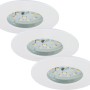 3er Set Briloner LED Einbauleuchten Attach, starr, weiß. Einbaustrahler für Innenräume.