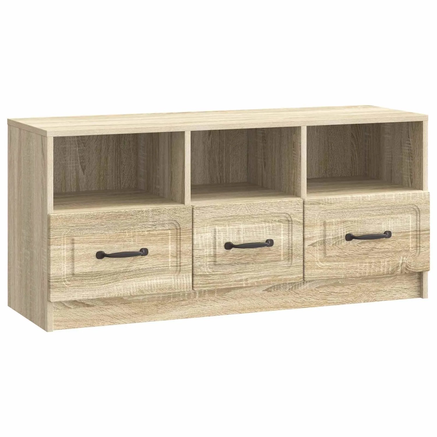 vidaXL TV-Schränk Sonoma-Eiche 102 x 34,5 x 47 cm Holzwerkstoff 895827