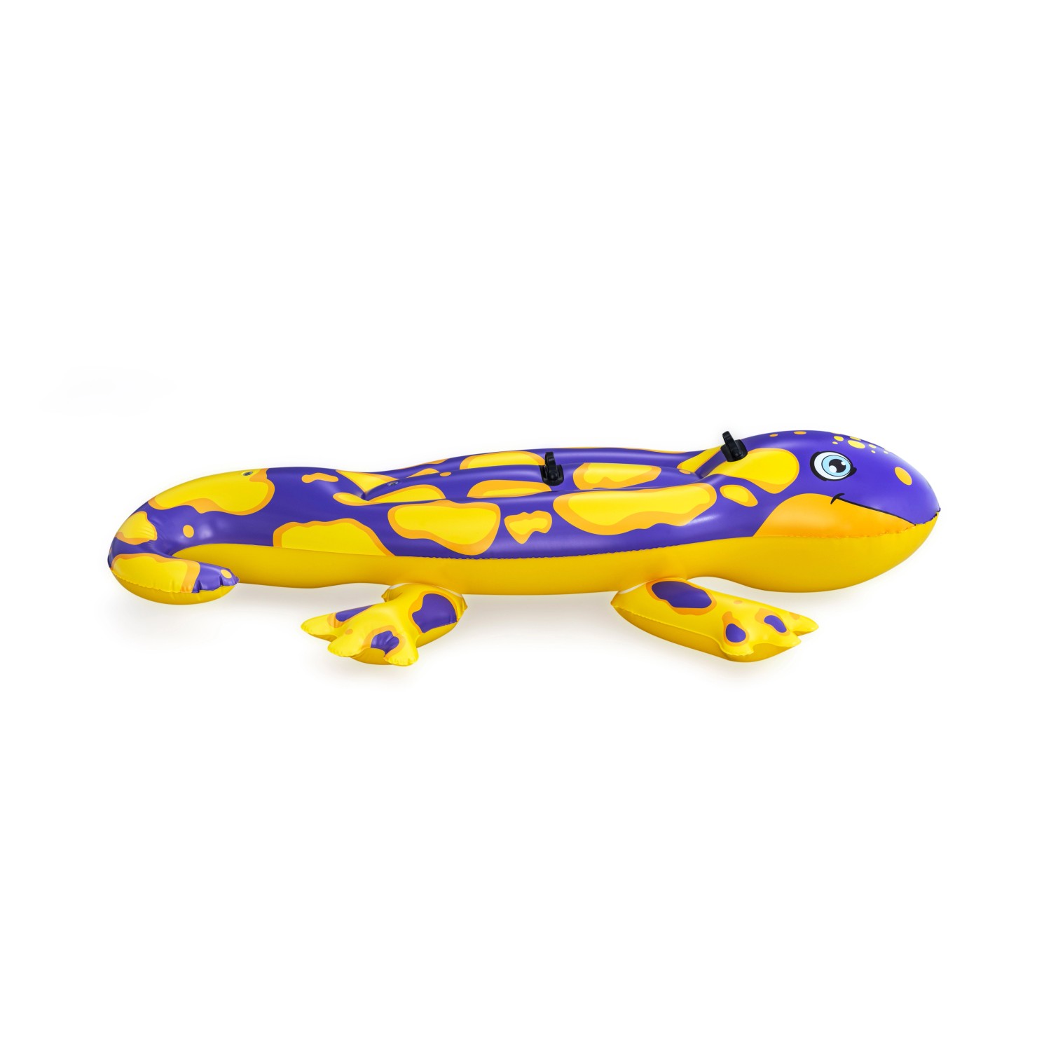 Bestway Schwimmtier Splashing Salamander, gelb-lila, 191x119 cm, ab 3 Jahren.